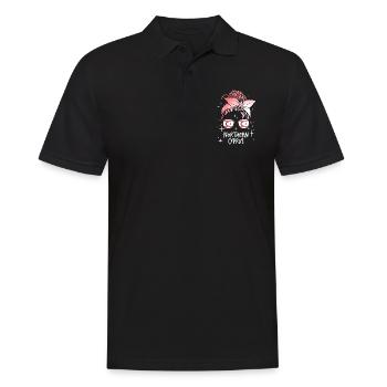 Nordzypern - Männer Poloshirt - Schwarz - Vorne - Kai (181cm)