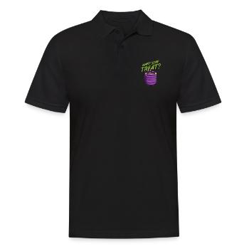 Want Some Treat Pot Of Green Witch Tea Slime - Men's Polo Shirt - black - Front - Kai (181cm)