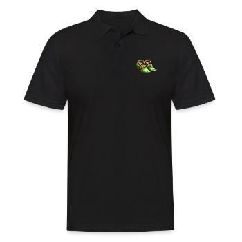 Green Shamrock Shoes Of A Leprechaun Worn On St - Men's Polo Shirt - black - Front - Kai (181cm)