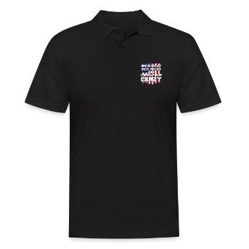 God Is Great Beer Is Good And Liberals Are Crazy - Männer Poloshirt - Schwarz - Vorne - Kai (181cm)