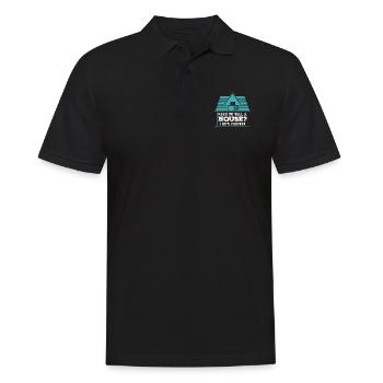 Avez-vous besoin d’une maison à vendre que j’achète - Polo Homme - noir - Devant - Kai (181cm)