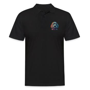 Labradoodle Doodle Hunde Mama Pelziger Freund - Männer Poloshirt - Schwarz - Vorne - Kai (181cm)