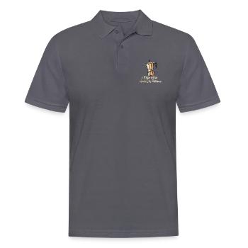 Espresso Life Balance Coffee Espresso Machine - Men's Polo Shirt - charcoal grey - Front - Nico (186cm)