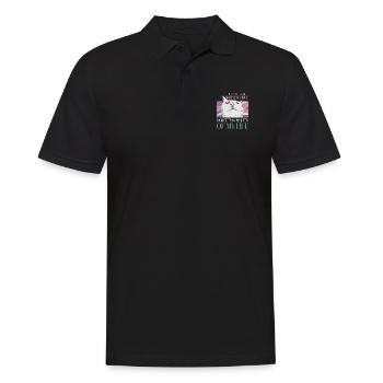 Being Normal Was Yesterday Funny Cat Saying - Men's Polo Shirt - black - Front - Kai (181cm)