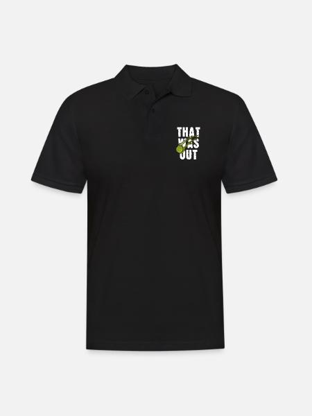 Das war out - Männer Poloshirt - Schwarz