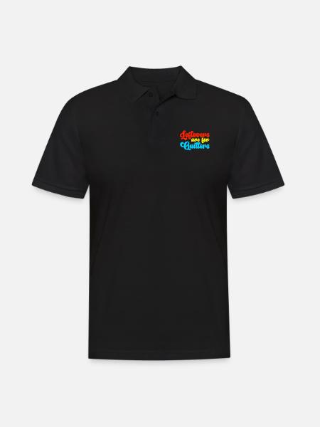 Rester er til rygere Sjov mad Citat - Herre poloshirt - sort