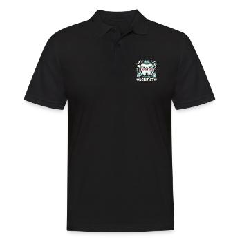 Zukünftige Zahnärztin - Männer Poloshirt - Schwarz - Vorne - Kai (181cm)