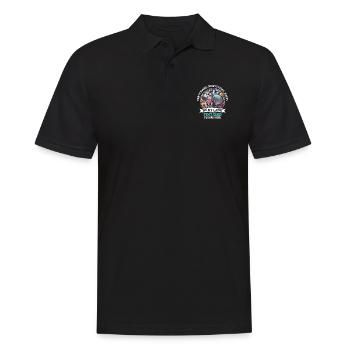 Hippopotame heureux hydraté et sans dérangement dans ma voie - Polo Homme - noir - Devant - Kai (181cm)