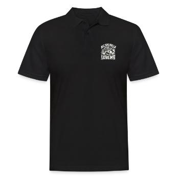 Alle Grills lieben mich - Männer Poloshirt - Schwarz - Vorne - Kai (181cm)