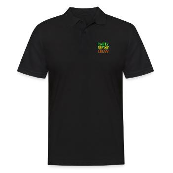 Party Crew - Mallorca Feier Urlaub Shirt - Männer Poloshirt - Schwarz - Vorne - Kai (181cm)