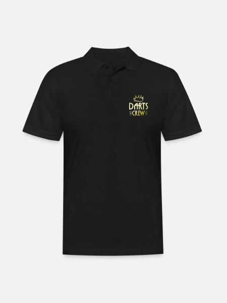 Darts Crew - Men's Polo Shirt - black