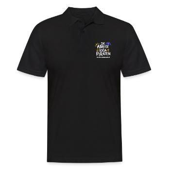 Kiga-Piraten Abreise Abschluss Kita Absolvent Gesc - Männer Poloshirt - Schwarz - Vorne - Kai (181cm)