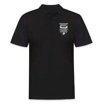 Les meilleurs hommes deviennent rugbymans - Polo Homme - noir - Devant - Kai (181cm)