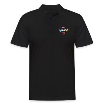 Für den Gram-Mikrobiologen - Männer Poloshirt - Schwarz - Vorne - Kai (181cm)