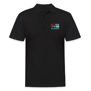 I Binge watch My Aquariums - Men's Polo Shirt - black - Front - Kai (181cm)
