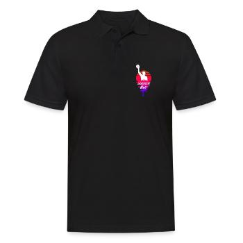 Wasserballer Wasserpolo Sunset - Männer Poloshirt - Schwarz - Vorne - Kai (181cm)