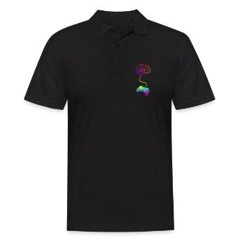 Gamer Geschenke für Männer und Frauen Game Gaming - Männer Poloshirt - Schwarz - Vorne - Kai (181cm)