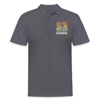 You are not my grandkids - Polo Homme - charbon - Devant - Nico (186cm)