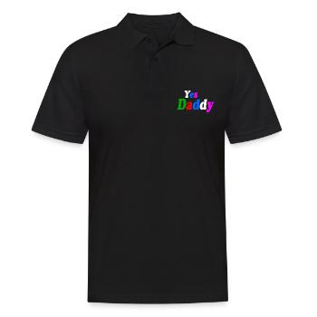 Yes daddy - Polo Homme - noir - Devant - Kai (181cm)