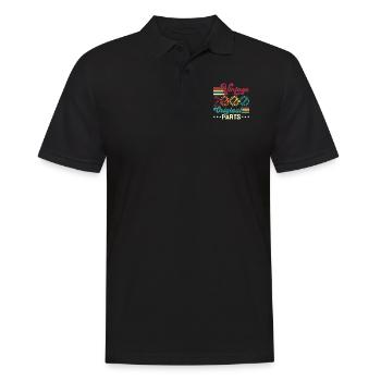 Vintage 2000 Original, Geburtstagsgeschenk - Männer Poloshirt - Schwarz - Vorne - Kai (181cm)