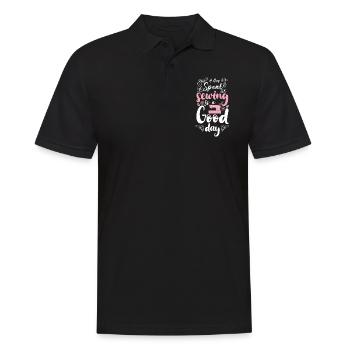 Sewing Profession Closer - Men's Polo Shirt - black - Front - Kai (181cm)