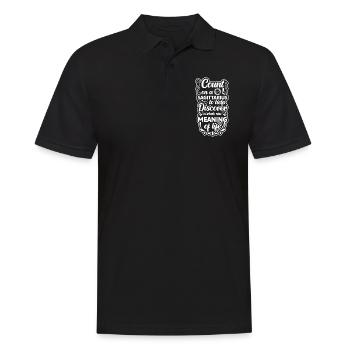 Horoskop Geburtstag Dezember - Männer Poloshirt - Schwarz - Vorne - Kai (181cm)