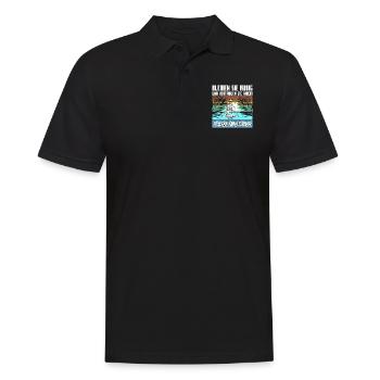 bademeister - Männer Poloshirt - Schwarz - Vorne - Kai (181cm)