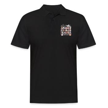 5th Grade Teacher Halloween Fifth Grade Crew Gift - Men's Polo Shirt - black - Front - Kai (181cm)