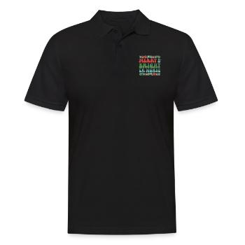 Emergency Room Nurse Christmas ER Nurse Xmas Gifts - Männer Poloshirt - Schwarz - Vorne - Kai (181cm)