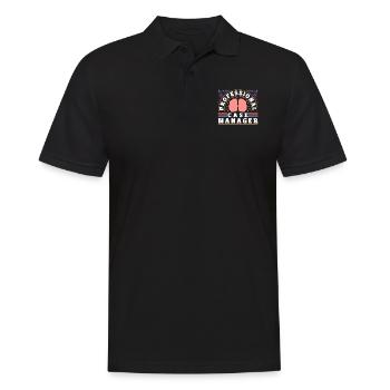 Mois du travail social à l’école Cerveau - Polo Homme - noir - Devant - Kai (181cm)