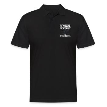 Karate Black Belt Gi Uniform - Männer Poloshirt - Schwarz - Vorne - Kai (181cm)