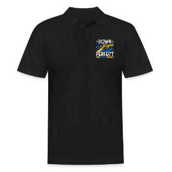 Down Syndrome Awareness Month Down - Männer Poloshirt - Schwarz - Vorne - Kai (181cm)