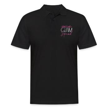 Skincare Esthetician Skin - Männer Poloshirt - Schwarz - Vorne - Kai (181cm)