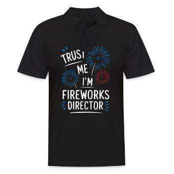 Pyrotechnie Feux d’artifice Pyrotechnie - Polo Homme - noir - Devant - Kai (181cm)