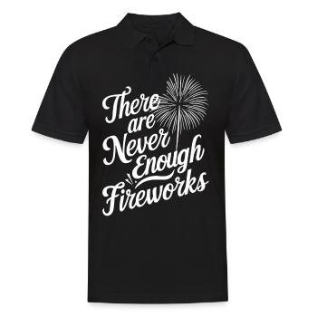 Pyrotechnics Fireworks Pyrotechnics - Men's Polo Shirt - black - Front - Kai (181cm)