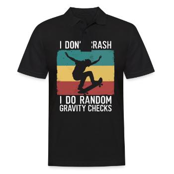 Skateboarding Skater Skateboard Skateboarder - Men's Polo Shirt - black - Front - Kai (181cm)