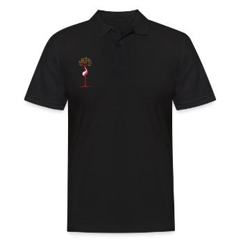 Arbre de l’utérus - Polo Homme - noir - Devant - Kai (181cm)