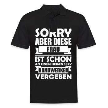Handwerker Geburtstag Geschenkidee Frau Mann - Männer Poloshirt - Schwarz - Vorne - Kai (181cm)