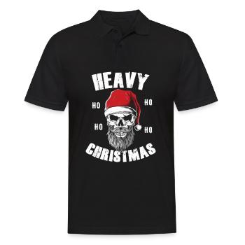 Christmas Beard Beard Full Beard HO HO HO - Men's Polo Shirt - black - Front - Kai (181cm)