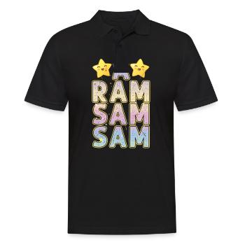 A Ram SamSam Educator - Men's Polo Shirt - black - Front - Kai (181cm)