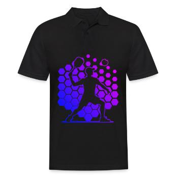Pickleball Homme Femme Racquetball Racquetballspi - Polo Homme - noir - Devant - Kai (181cm)