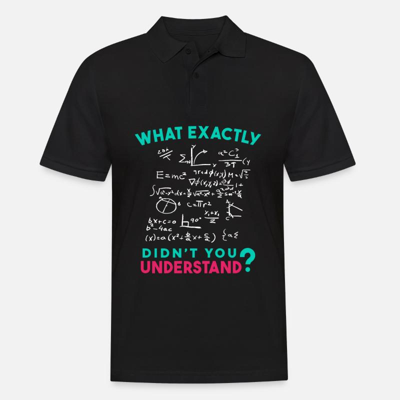 Physique Math Formule Blague - Polo Homme - noir
