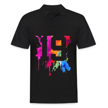 19 JAHRE 19. GEBURTSTAG - Männer Poloshirt - Schwarz - Vorne - Kai (181cm)