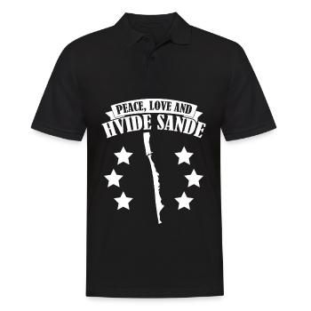 Hvide Sande Urlaub Holmsland Klit - Männer Poloshirt - Schwarz - Vorne - Kai (181cm)