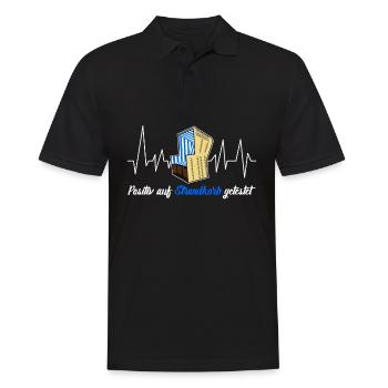 Strandkorb Ostsee Nordsee Urlaub - Männer Poloshirt - Schwarz - Vorne - Kai (181cm)