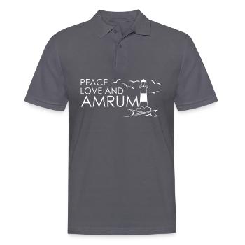 Phare d’Amrum - Polo Homme - charbon - Devant - Nico (186cm)