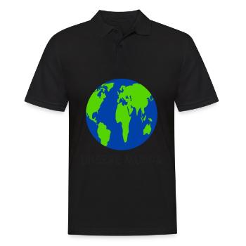 Klimaschutz Unsere Mudda Klimawandel - Männer Poloshirt - Schwarz - Vorne - Kai (181cm)