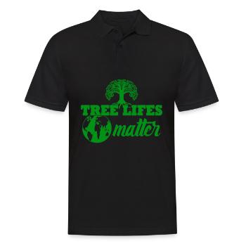 Environnement Conservation de la nature Protection de l’environnement - Polo Homme - noir - Devant - Kai (181cm)