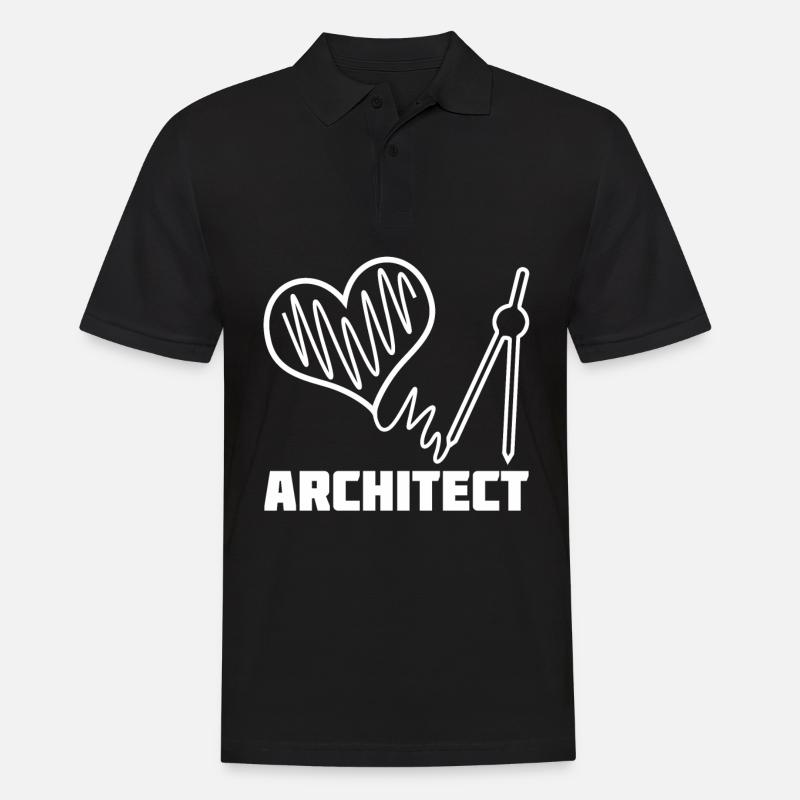 Architecte Coeur Architecture Architectes - Polo Homme - noir