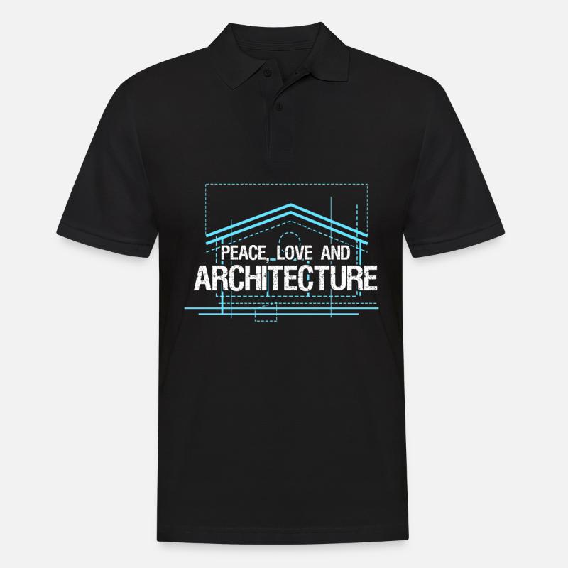 Architecte Architecure - Polo Homme - noir